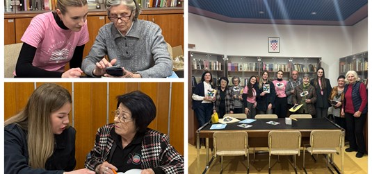 Studentice studija Komunikacija i mediji održale radionicu za starije u Domu na Zenti